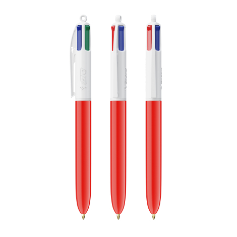 Stylo bille 4 couleurs BIC® personnalisé avec Lanyard