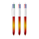 Stylo 4 couleurs personnalisé avec lanyard BIC® Flags Collection Stylo 4 couleurs personnalisé avec lanyard BIC® Flags Collection