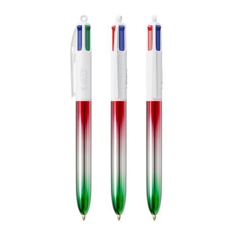 Stylo 4 couleurs personnalisé avec lanyard BIC® Flags Collection