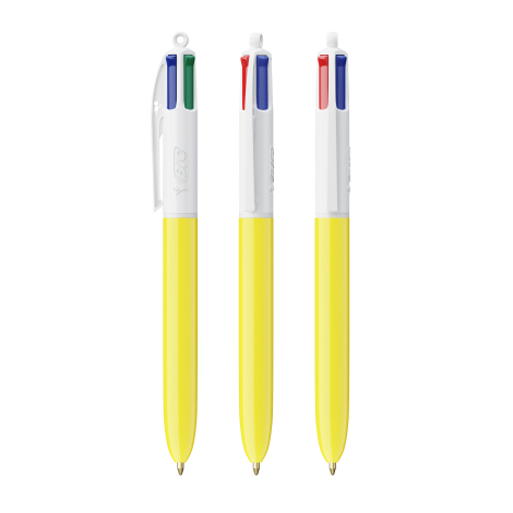 Stylo bille 4 couleurs BIC® personnalisé avec Lanyard
