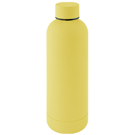 Bouteille inox recyclé 500ml à personnaliser RUBBER