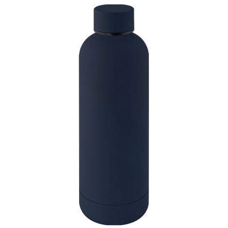 Bouteille inox recyclé 500ml à personnaliser RUBBER