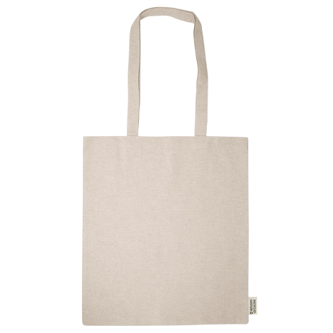 Sac personnalisé coton recyclé 140g grande anses Waterfall