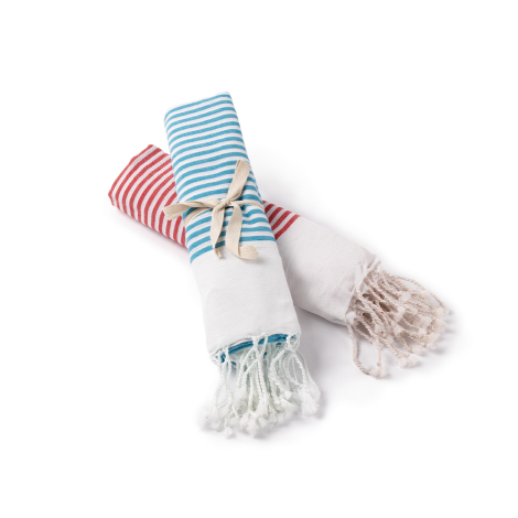 Fouta coton recyclé 140g à personnaliser MAUNA