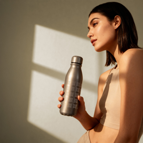 Bouteille 550ml alu recyclé personnalisée TAMBO