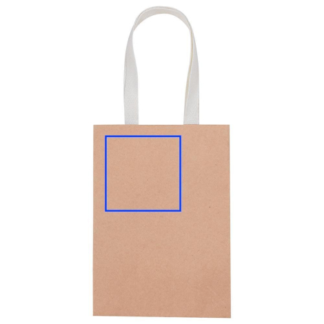 Sac cadeau publicitaire kraft LITT 18x24,5x10 cm