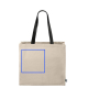 Tote bag publicitaire coton Fairtrade 280g avec soufflet ATLAS
