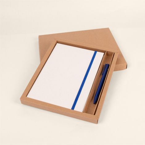 Set personnalisé recyclé carnet et stylo URDINA