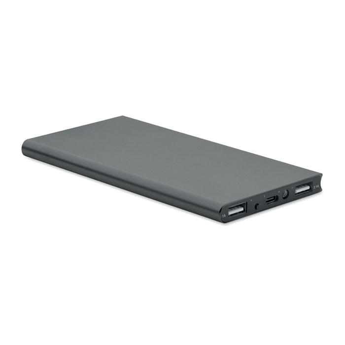 Powerbank publicitaire 8000mAh Powerflat8C Titanium