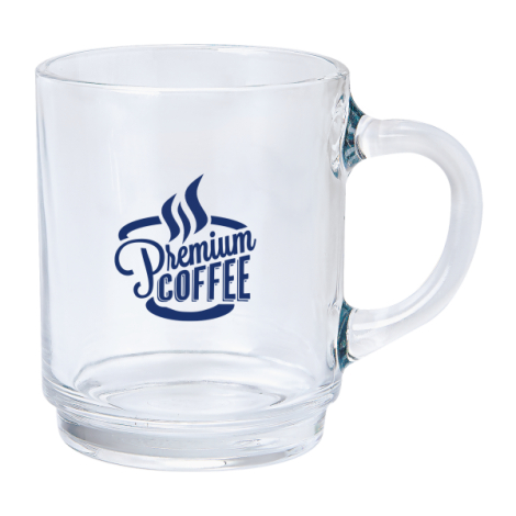Mug transparent publicitaire personnalisable 26 cl Duralex