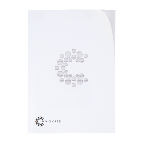 Chemise 2 rabats publicitaire personnalisable A4 sur-mesure