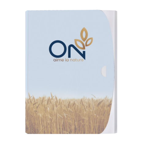 Chemise 3 rabats publicitaire personnalisable A4 à la forme