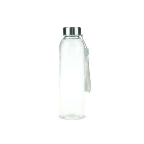Bouteille d’eau en verre 500ml personnalisée réutilisable et durable