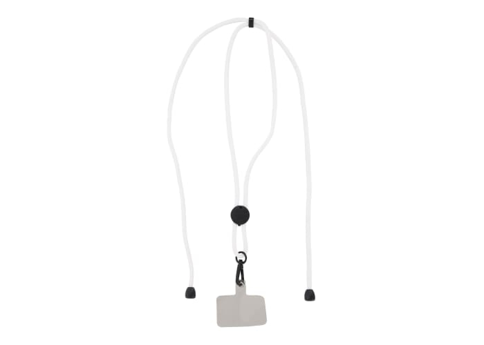 Cordon téléphonique à personnaliser réglable Blanc
