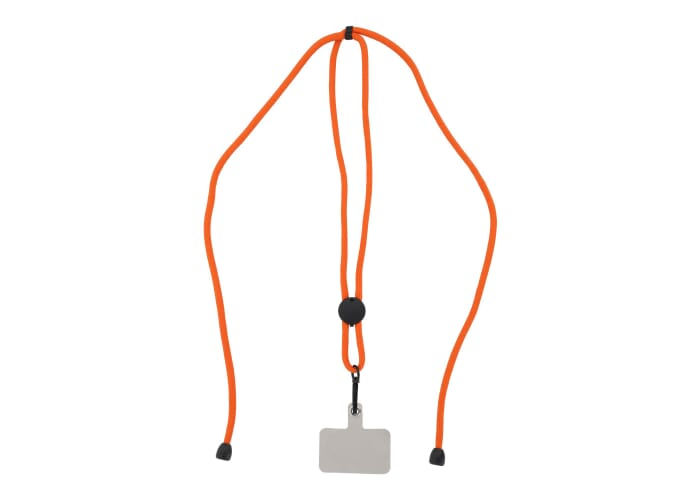 Cordon téléphonique à personnaliser réglable Orange