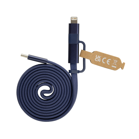 Câble magnétique 2 en 1 personnalisé 60W Arc