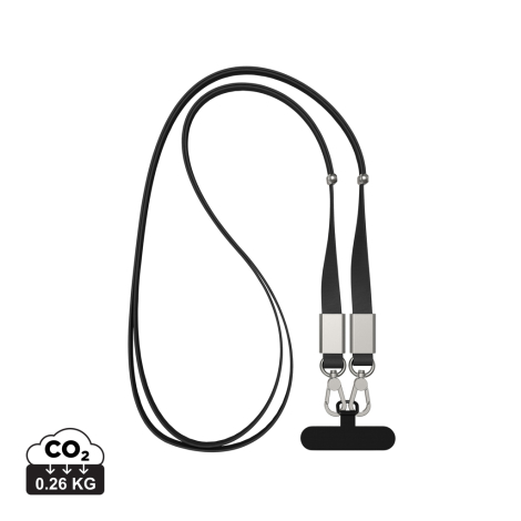 Lanyard réglable promotionnel pour téléphone Nivo