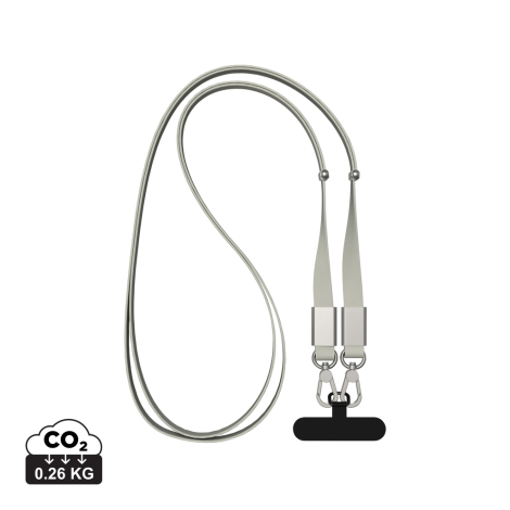 Lanyard réglable promotionnel pour téléphone Nivo