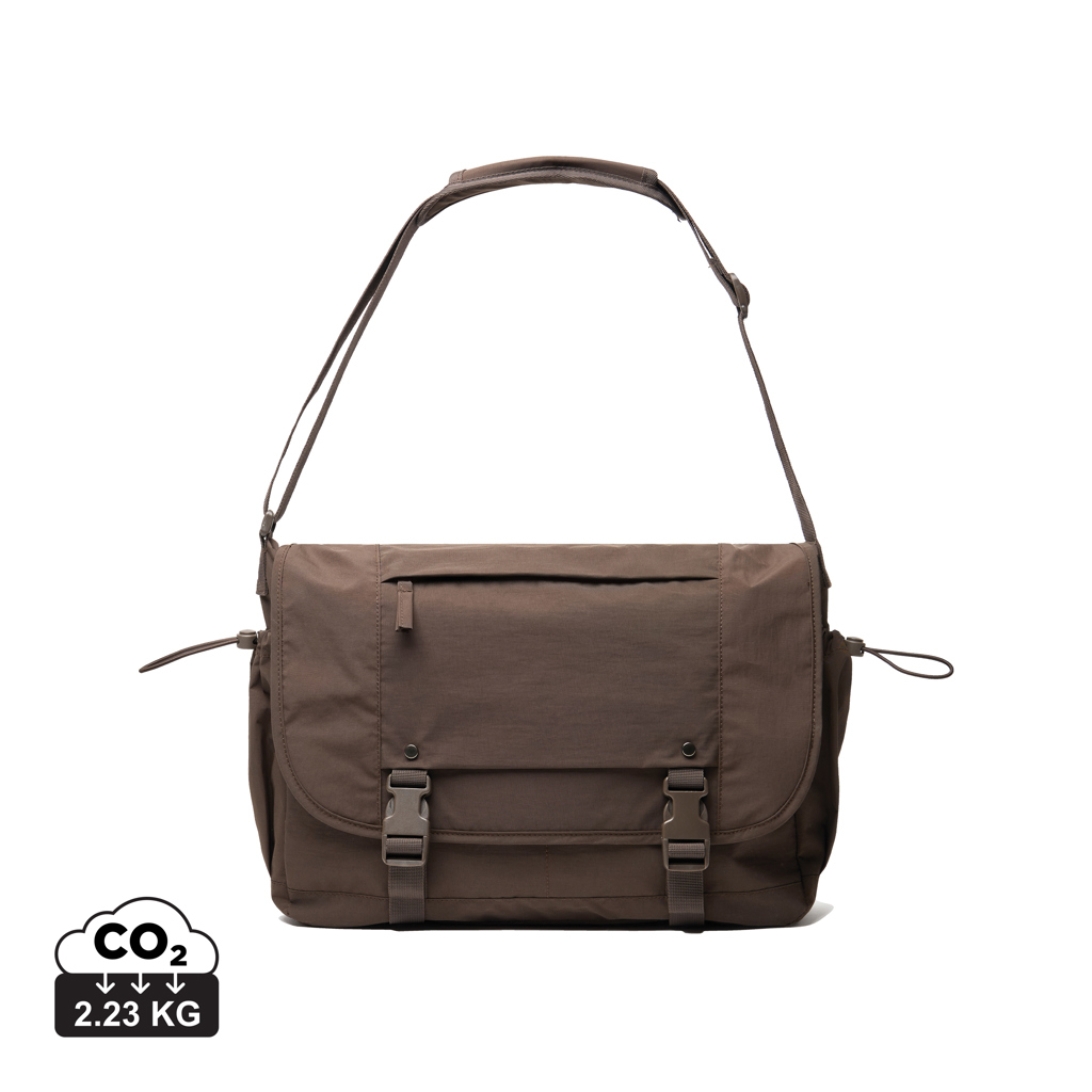 Sac bandoulière 15,6" à personnaliser Kento Urban Marron