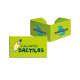Support bloc papier vert avec marquage visible sur différentes faces Support bloc papier vert avec marquage visible sur différentes faces