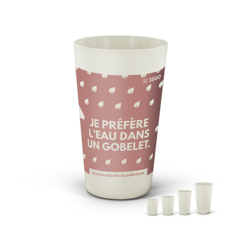Gobelet réutilisable personnalisable 600 ml - BIO