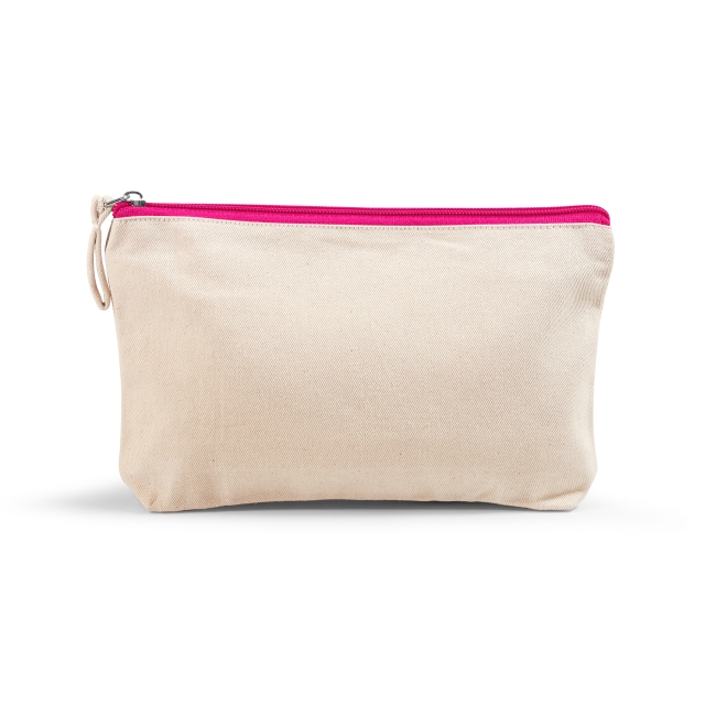 Trousse publicitaire coton bio 280 gr/m² - BIUTIFULDAY Rose
