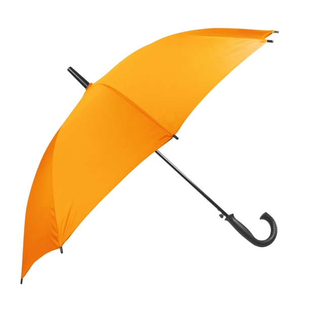 Parapluie publicitaire - mini-golf, tempête recyclé - SING'IN Orange