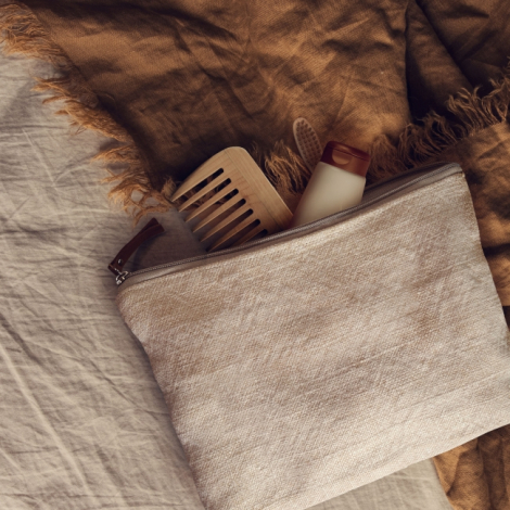 Trousse 100 % jute lavée et publicitaire - Anydays