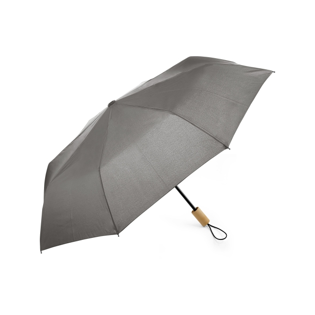 Parapluie pliable publicitaire - Ecorain Gris