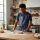 Ensemble tablier et torchon personnalisés STRIPCOOK