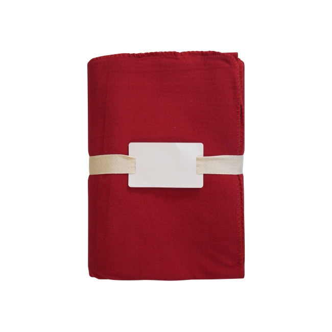 Plaid promotionnel microfibre recyclée REPLAY Rouge