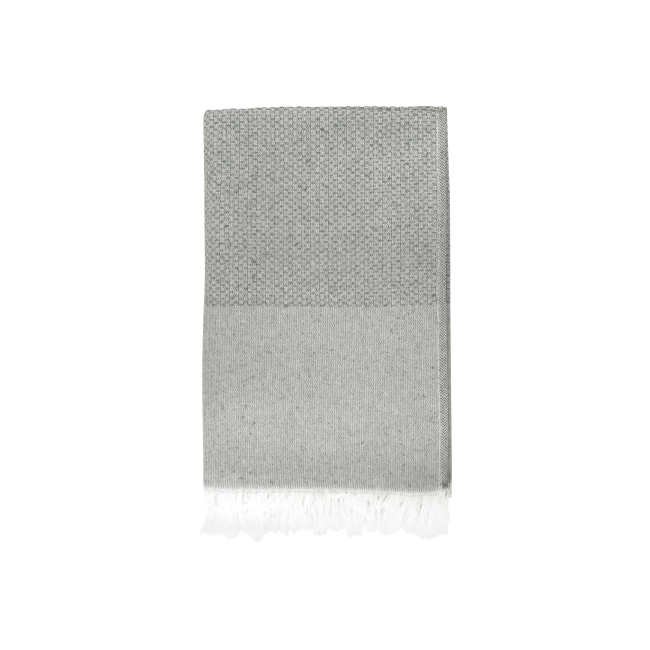 Fouta personnalisable coton recyclé SEAFOU Gris