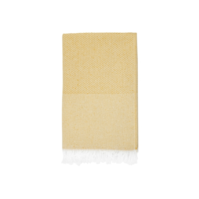 Fouta personnalisable coton recyclé SEAFOU Jaune