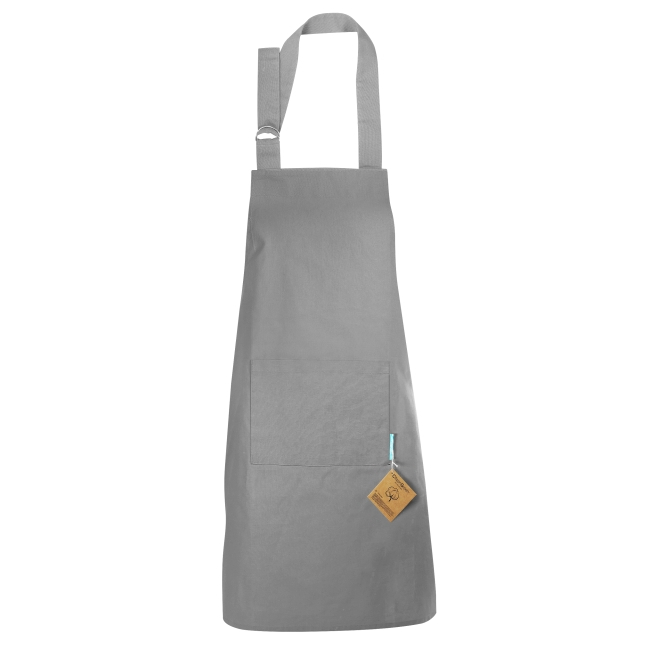 Tablier publicitaire 100 % coton bio - Master Cook Gris