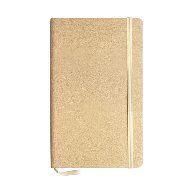 Carnet en liège publicitaire A5 - Coko Ecru