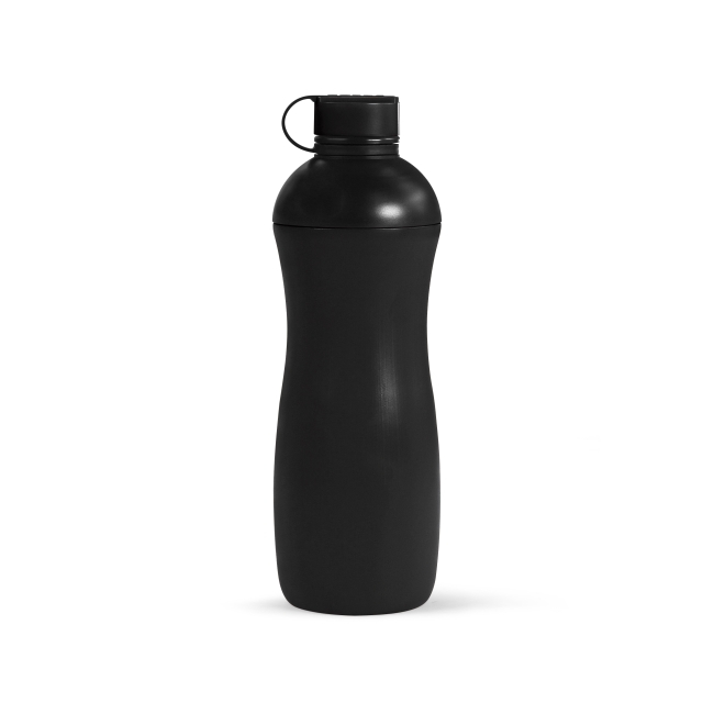 Bouteille publicitaire plastique biosourcé Europe BOTL4 Noir