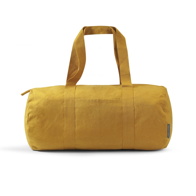 Sac polochon promotionnel 100% coton recyclé HIGGINS Jaune