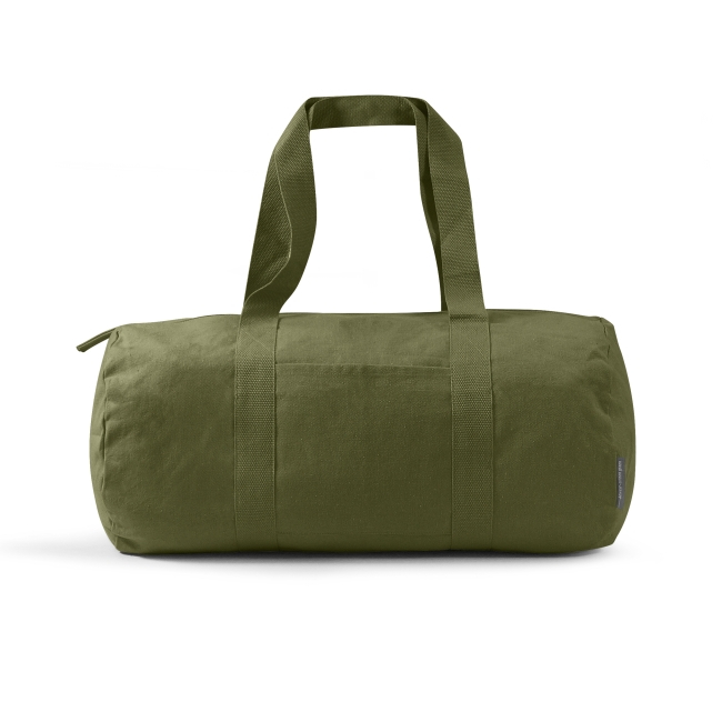 Sac polochon promotionnel 100% coton recyclé HIGGINS kaki