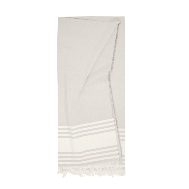 Fouta publicitaire légère - Sandy Gris