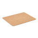 Sous-main en liège rectangulaire présenté en perspective sur fond neutre, sans personnalisation visible
