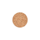 Sous-verre rond en liège présenté seul sur fond neutre, sans personnalisation visible
