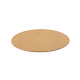 Set de table rond en liège présenté en légère perspective sur fond neutre, sans marquage apparent