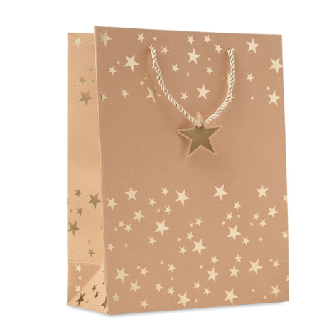 Sac cadeau promotionnel en papier 250gr 25X11X32 cm SPARKLE