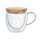 Tasse promotionnelle 220 ml double paroi en verre SION Tasse promotionnelle 220 ml double paroi en verre SION