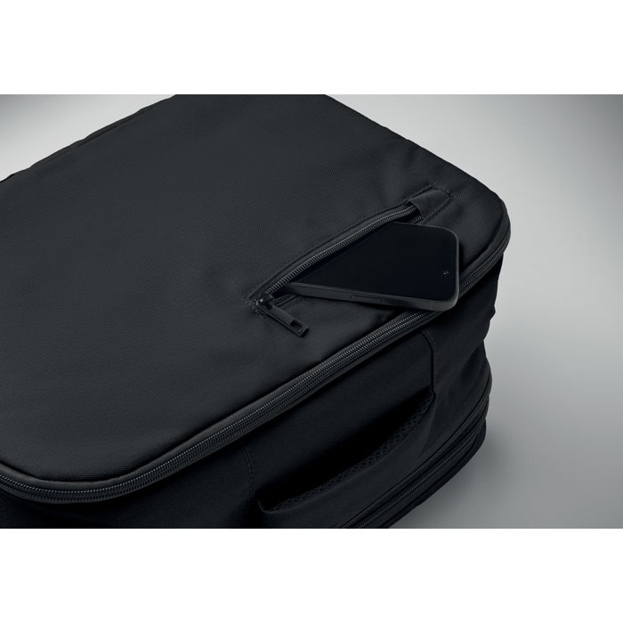 Sac cabine promotionnel RPET 20 L Flysafe Noir