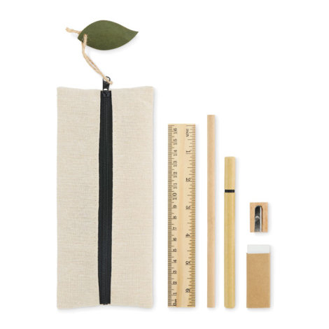 Kit écriture promotionnel en jute et coton Jucoset