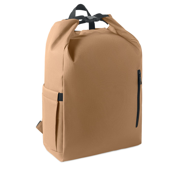Sac à dos roll top RPET pour PC 15" à personnaliser Uniton kaki