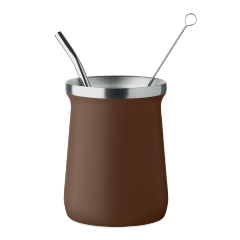 Tasse yerba maté inox recyclé 240 ml à personnaliser