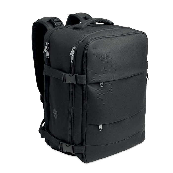 Sac de voyage cabine personnalisable 24 L RPET Flyhigh Noir