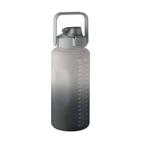 Gourde promotionnelle RPET 2 L avec paille Activate Max